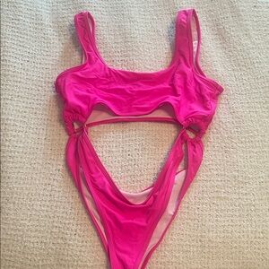 Women’s Pink One Piece Swimsuit
